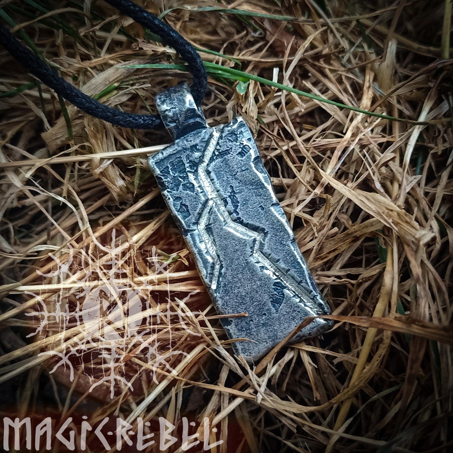 Thunderbolt, Sterling Silver Lightning Bolt, Thor Bolt, Zeus Bolt, Handmade Pendant, Silver Necklace