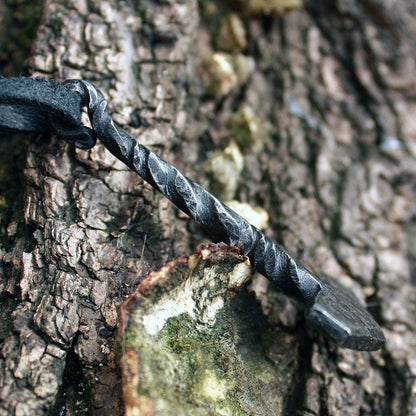 Forged Iron Viking Thor Hammer Handmade Mjolnir Nordic Pagan Medieval Tool Pendant Necklace