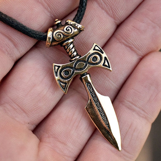 Talos Pendant, The Elder Scrolls Game Series 3D Pendant Bronze Necklace
