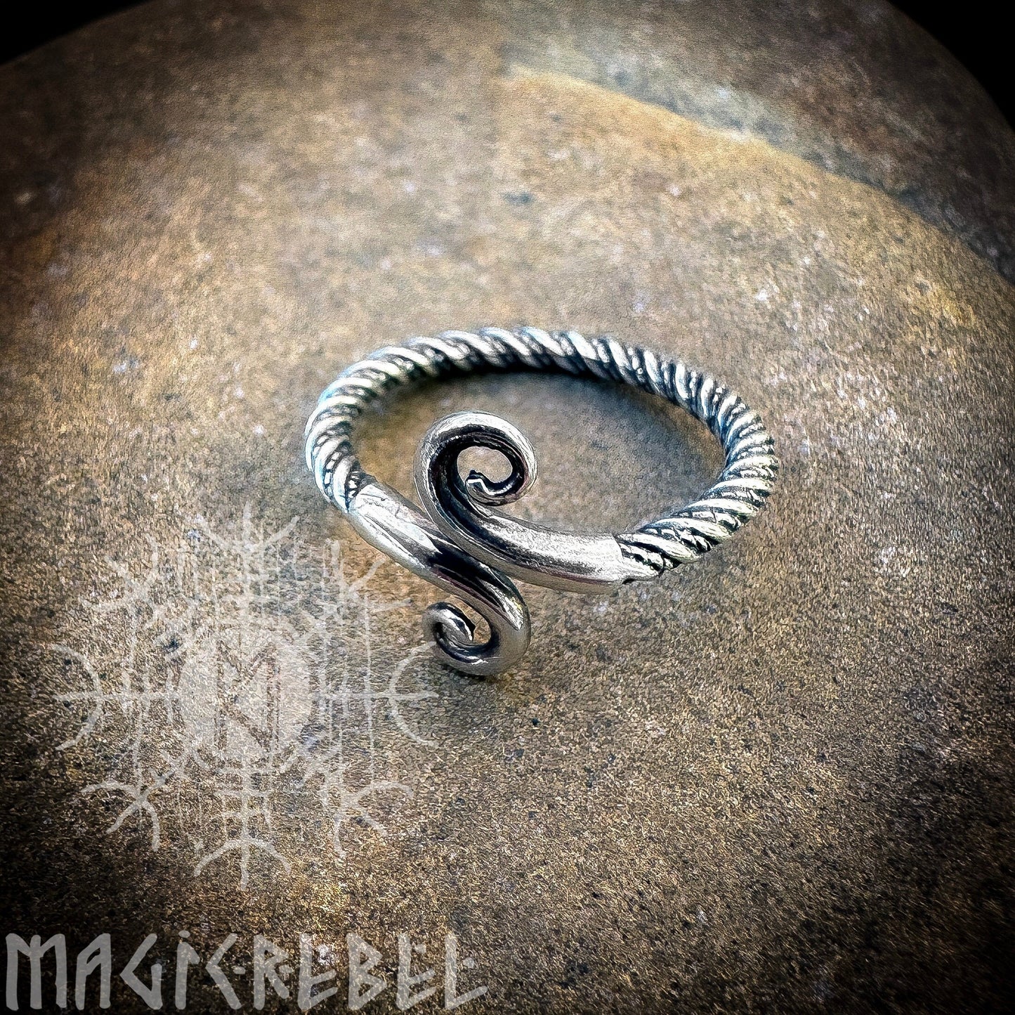 Sterling Silver Infinity Symbol Women's Ring, Adjustable Size 5-7 US