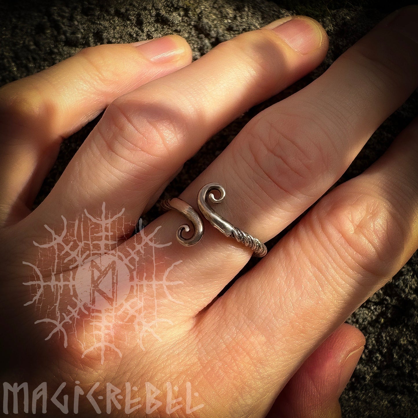 Sterling Silver Infinity Symbol Women's Ring, Adjustable Size 5-7 US