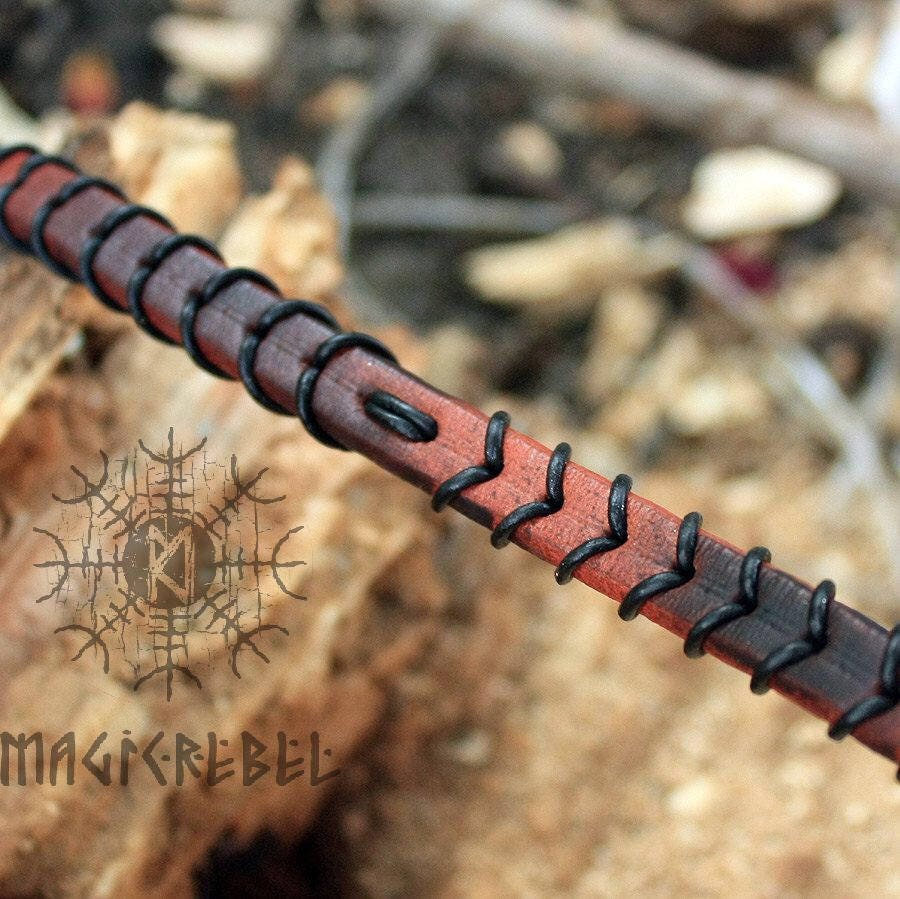 Viking Wolf Head Bracelet Handmade Bronze Fenrir Braided Genuine Leather Cuff